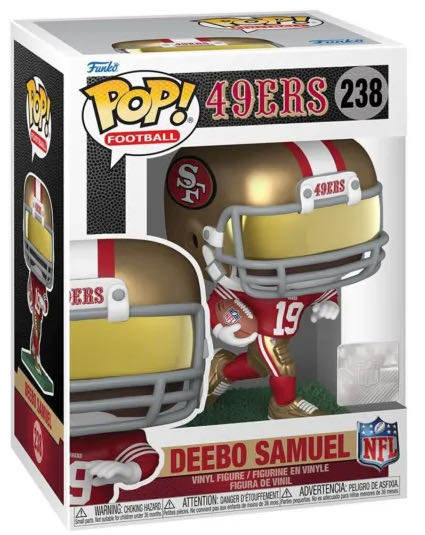 Deebo Samuel - NFL vinyl figure collectible [Barcode 889698722711] - Main Image 2