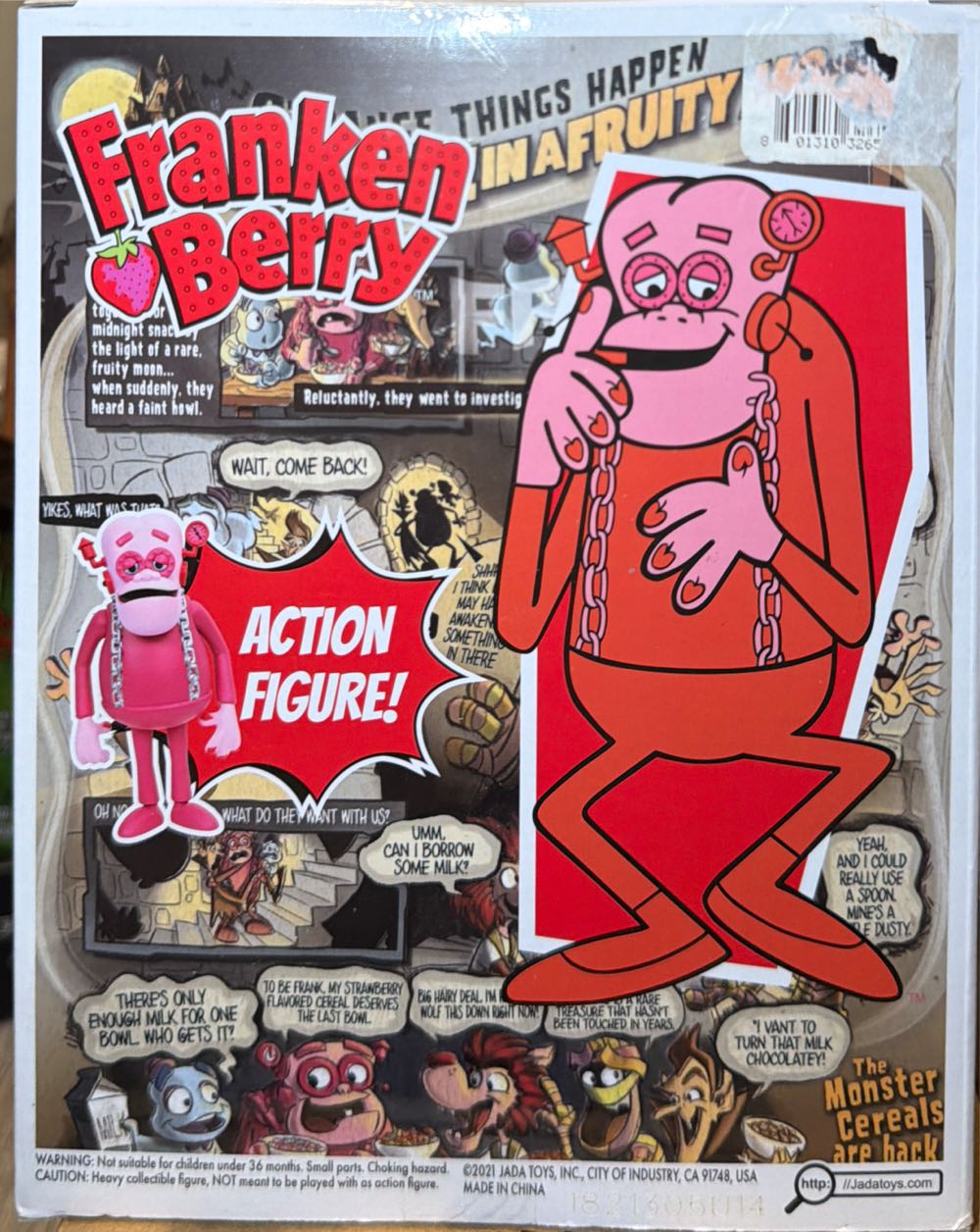 Jada Toys Inc General Mills: Franken Berry  vinyl figure collectible [Barcode 801310326510] - Main Image 3