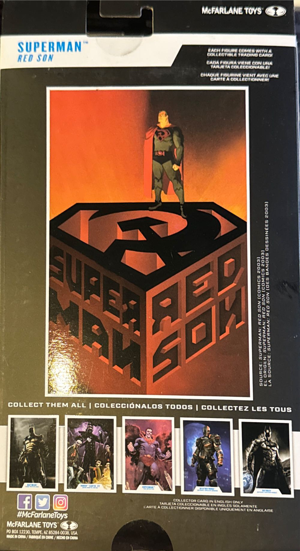 Mcfarlane Toys Dc Multiverse Superman: Red Son 7” Action Figure  vinyl figure collectible [Barcode 787926151336] - Main Image 3