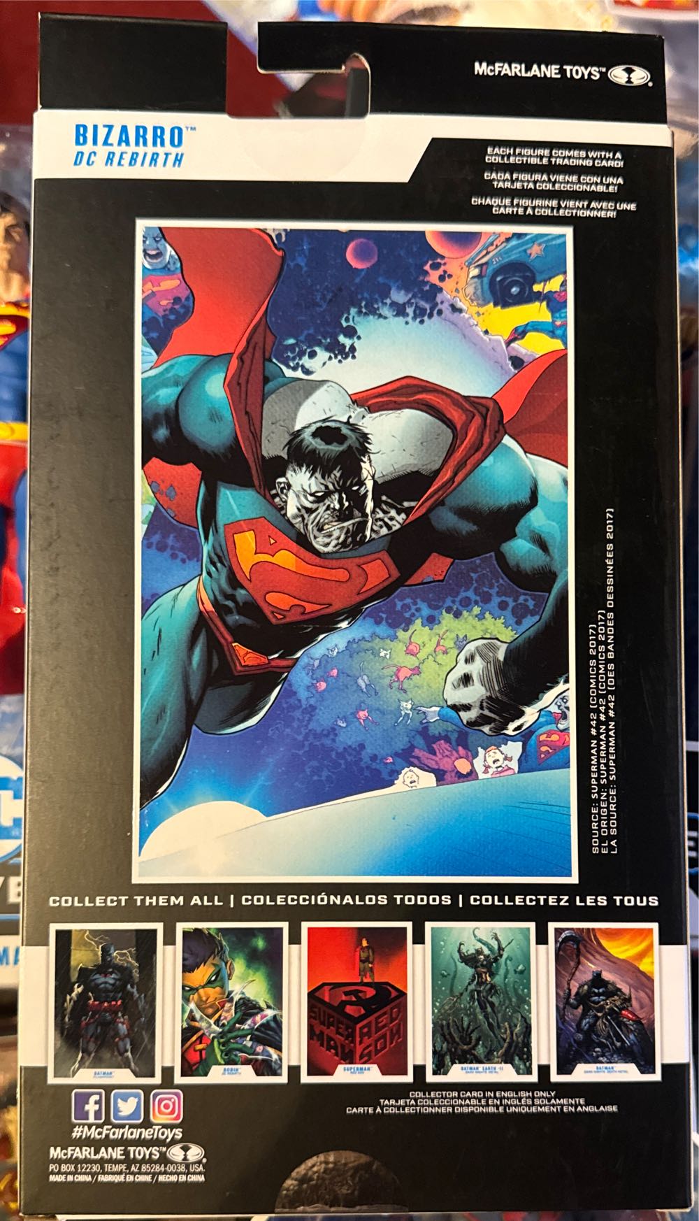 Mcfarlane Dc Multiverse 7 Superman Bizarro  vinyl figure collectible [Barcode 787926151459] - Main Image 3