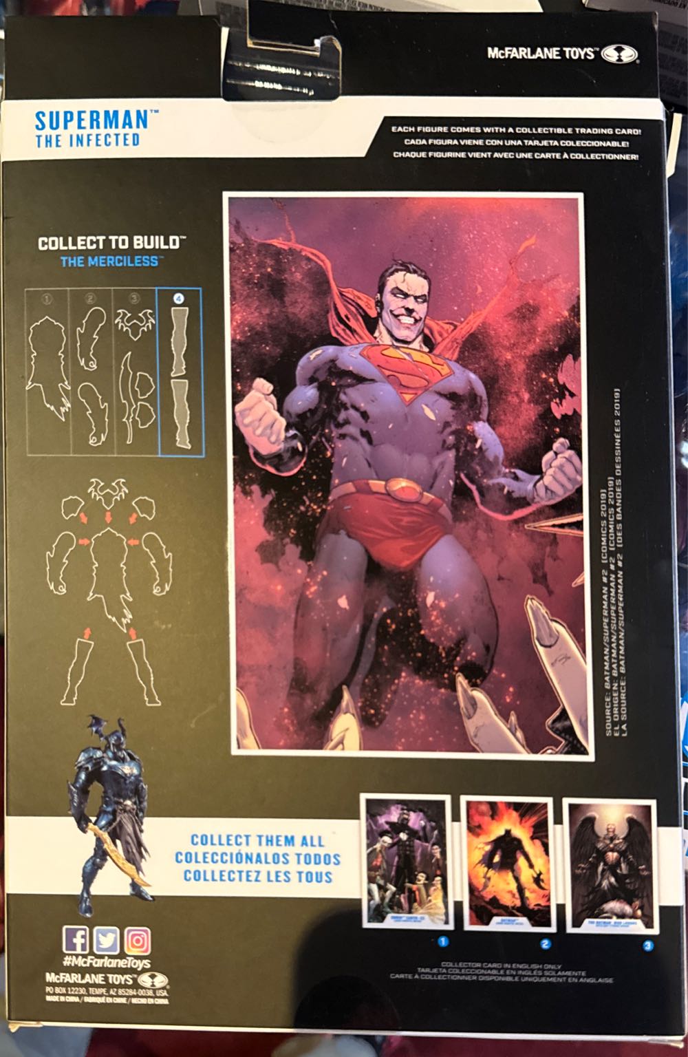 Mcfarlane Dc Multiverse Build-a 7 Action Figure Wave 2 Supermaninfected  vinyl figure collectible [Barcode 787926154238] - Main Image 3