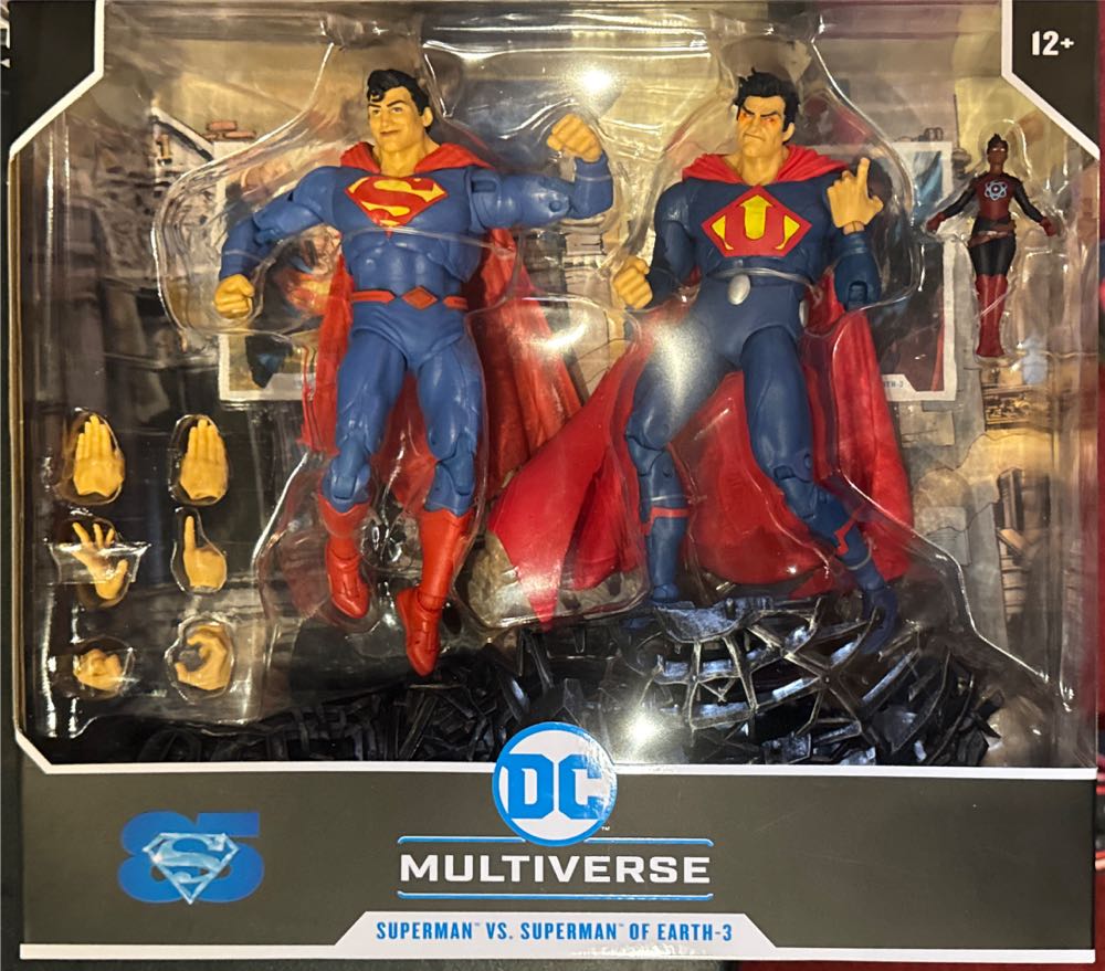 Mcfarlane Toys Dc Multiverse Superman Vs Superman Of Earth-3 With Atomica 7in Figure 2pk  vinyl figure collectible [Barcode 787926157499] - Main Image 2