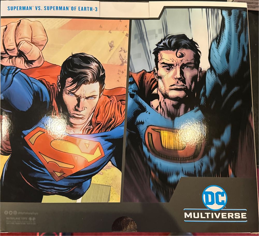 Mcfarlane Toys Dc Multiverse Superman Vs Superman Of Earth-3 With Atomica 7in Figure 2pk  vinyl figure collectible [Barcode 787926157499] - Main Image 3