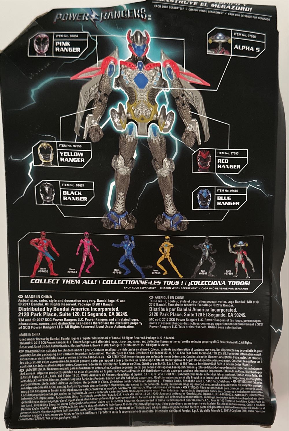 Angers Saban’s Power Angers Legacy Collection Alpha 5 Limited Alien Us Exclusive Baf Megazord New Us Rangers Edition Movie Action Bandai A Saban Build Ranger Toy : Toysrus Rangers: - Power Rangers vinyl figure collectible [Barcode 045557976583] - Main Image 2