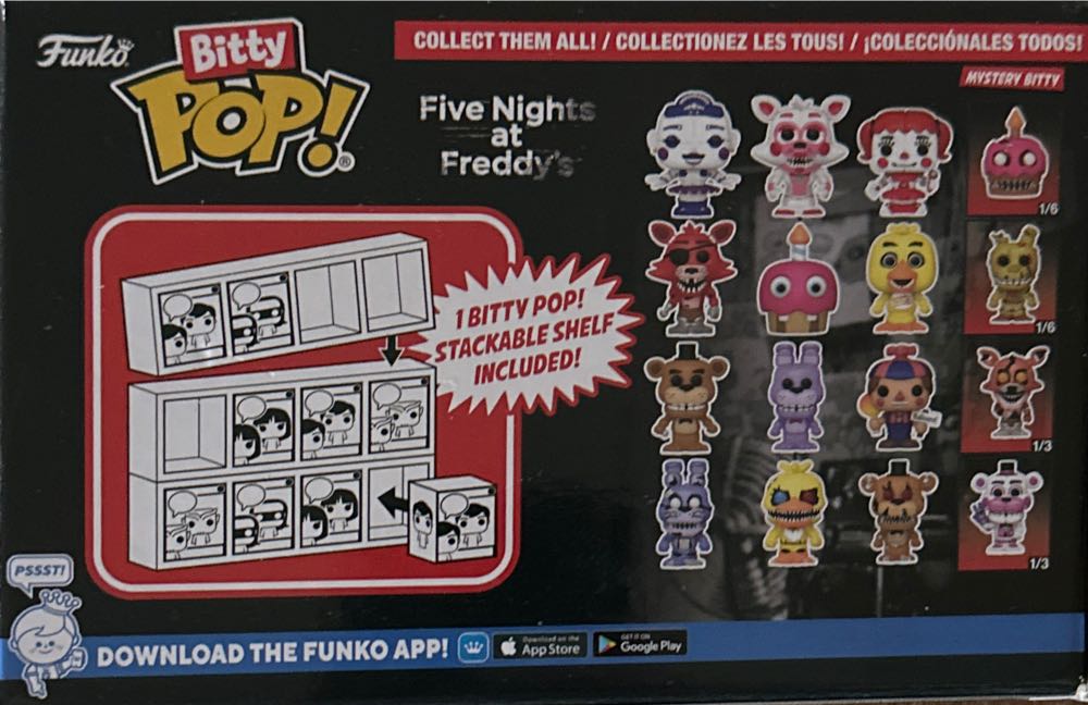 Funko Bitty Pop!: Five Nights At Freddy’s Mini Collectible Toys 4-pack Freddy Bonnie Ballon Boy & Mystery Chase Figure Styles May Vary - Five Nights at Freddy’s vinyl figure collectible [Barcode 889698730464] - Main Image 2