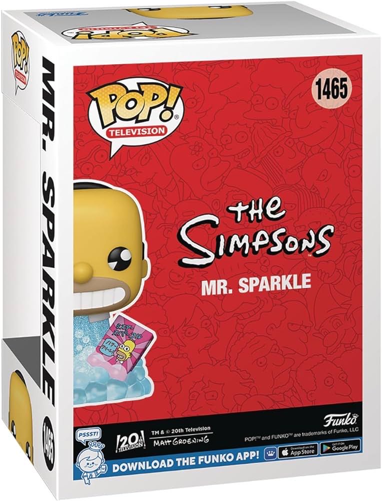 Mr. Sparkle - The Simpsons vinyl figure collectible [Barcode 889698768184] - Main Image 2