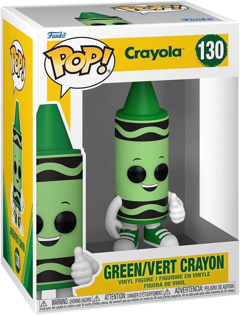 Crayola Green Crayon  vinyl figure collectible [Barcode 889698653480] - Main Image 2
