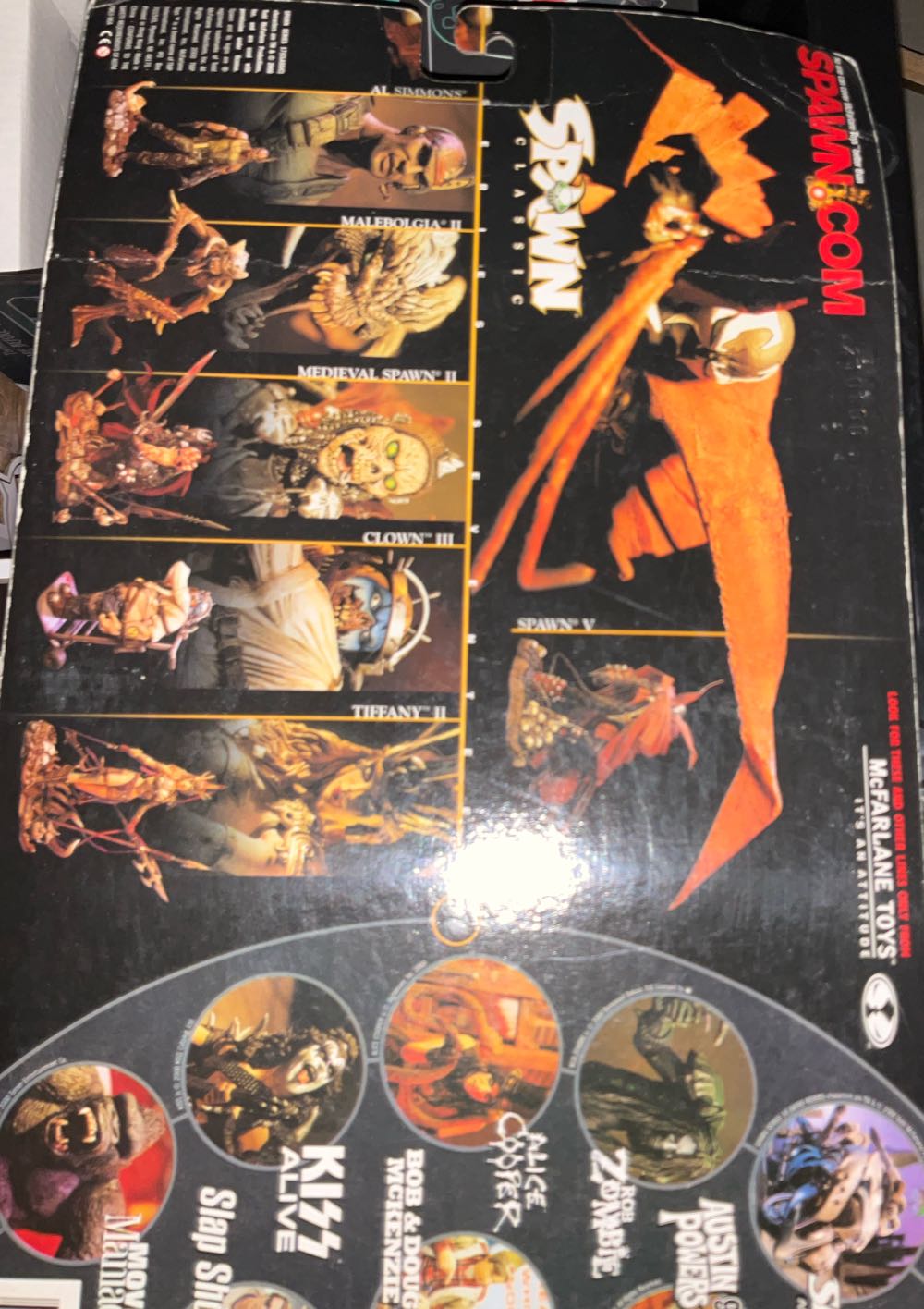 Tiffany -Comic Action Tiffany Ii Spawn Classic Tiffany Ii Spawn Series 17 Tiffany 2 Action Spawn Mcfarlane Spawn Classics Series Series Spawn 6” Inch Comic New Sealed Brand Vtg Nib Box  vinyl figure collectible [Barcode 787926112030] - Main Image 2