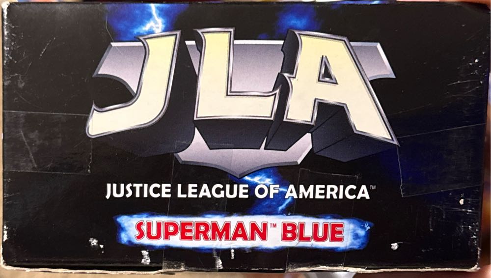 Blue Dc Action By Hasbro Superman Blue Justice League Of America Action Hasbro Jla Fully Posable  vinyl figure collectible [Barcode 076930260425] - Main Image 4