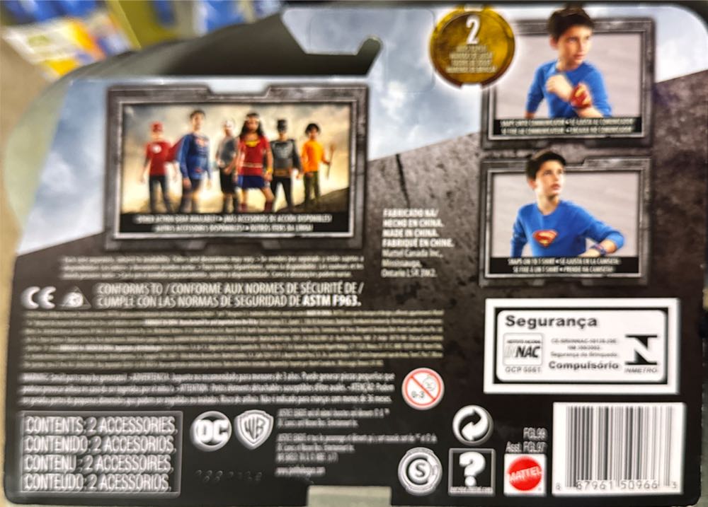 Dc Justice League Movie Superman Action Shield Set Snap And Wear New  vinyl figure collectible [Barcode 887961509663] - Main Image 2