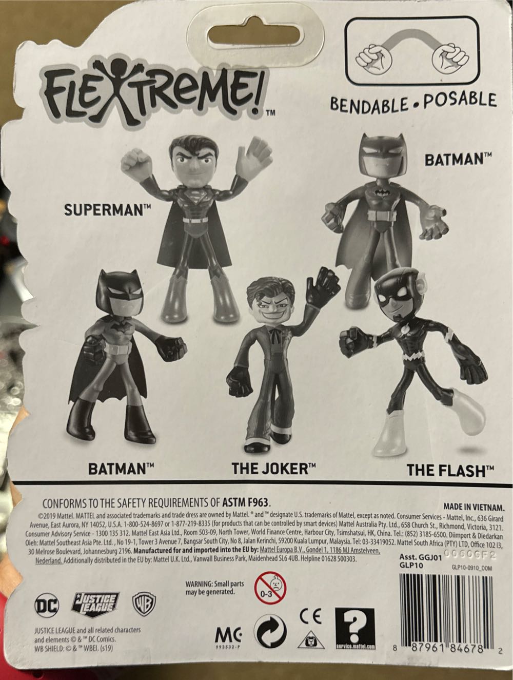 Mattel Superman Flextreme Bendable Action Figure  vinyl figure collectible [Barcode 887961846782] - Main Image 3