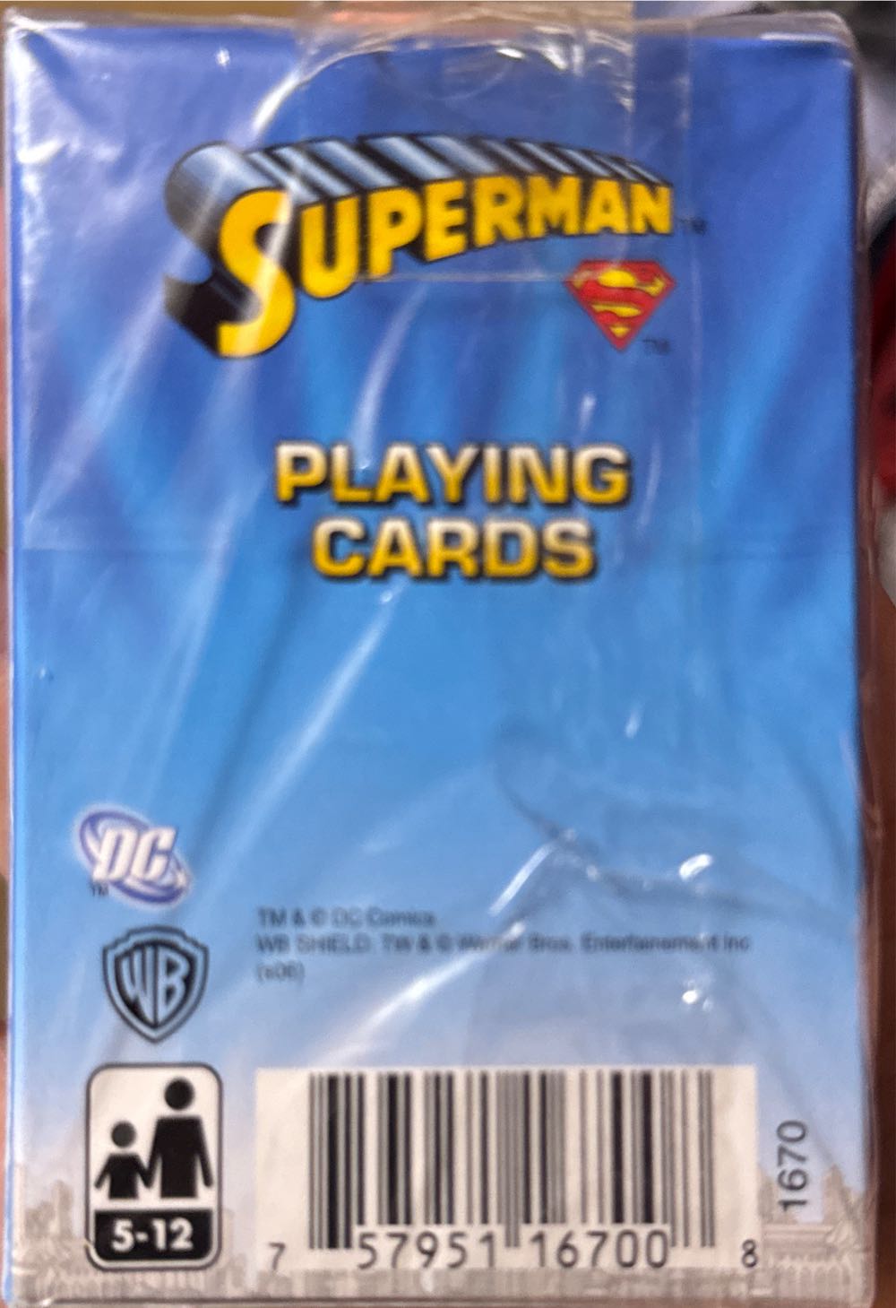Superman Dc Comics Playing Cards Cartamundi Full Deck Brand New Sealed - DC Comics vinyl figure collectible [Barcode 757951167008] - Main Image 2
