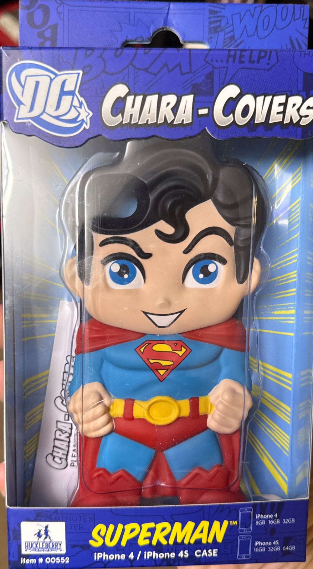 Dc Comics Chara-cover Series 1 Iphone Cover 4 4s Superman  vinyl figure collectible [Barcode 874982005526] - Main Image 2