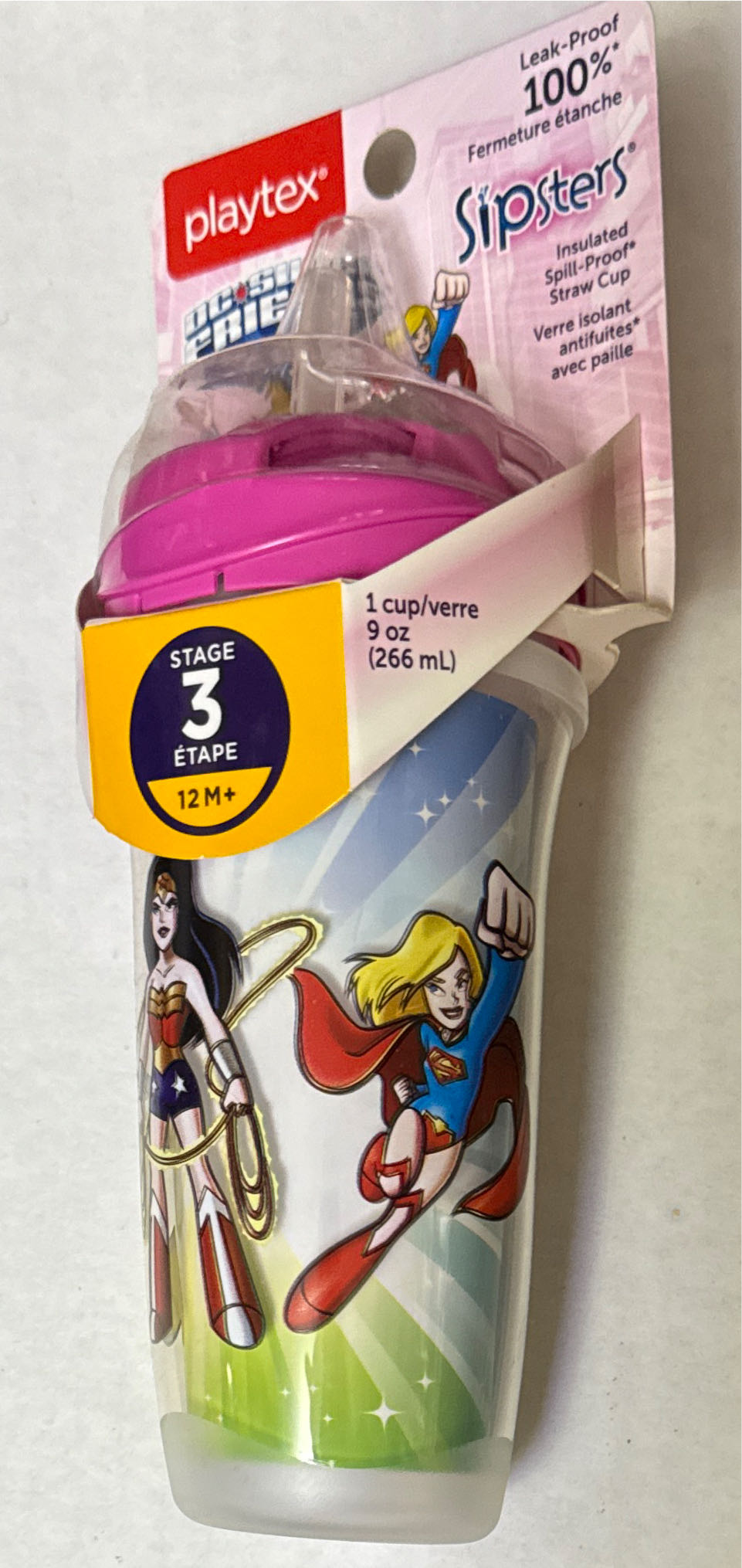 Superman Red White And Blue 16oz Pint Glass