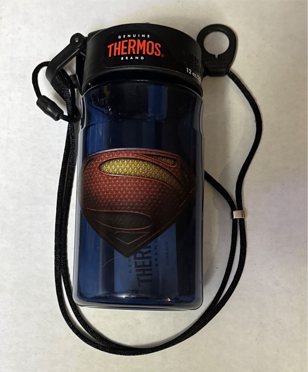 Hallmark Superman shield Christmas tree ornament