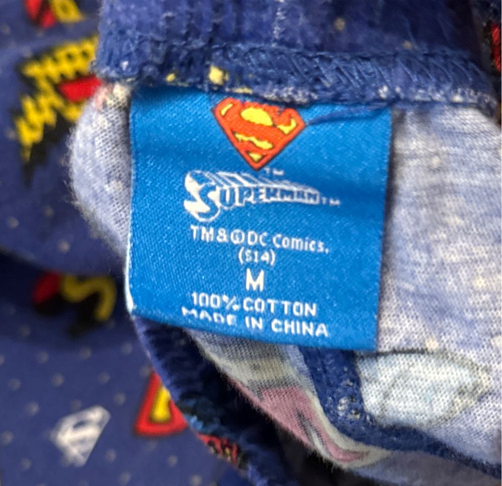Superman Pajama Pants - DC Comics vinyl figure collectible - Main Image 2