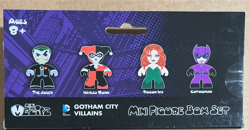 Dc Mez-itz Gotham Villain 4 Pack By Mezco  vinyl figure collectible [Barcode 696198380200] - Main Image 3
