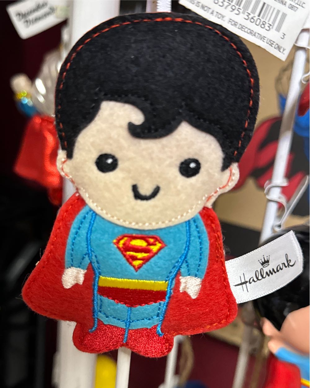 Superman Puffy Ornament Hallmark  vinyl figure collectible - Main Image 2