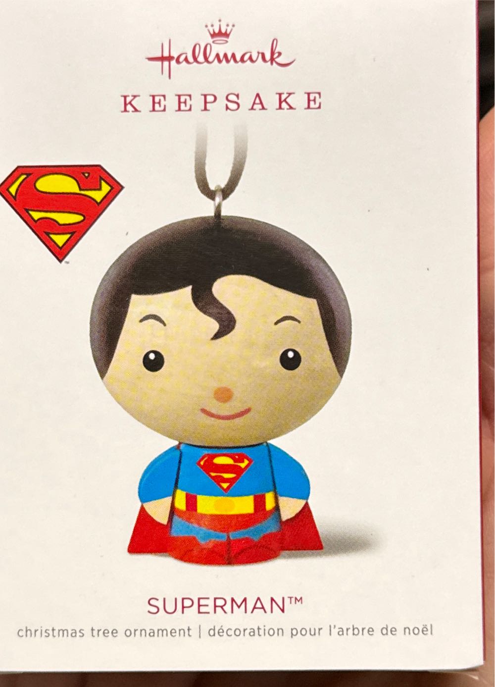 Hallmark Keepsake Ornament Superman Movies And Tv Superheroes  vinyl figure collectible [Barcode 763795355808] - Main Image 2
