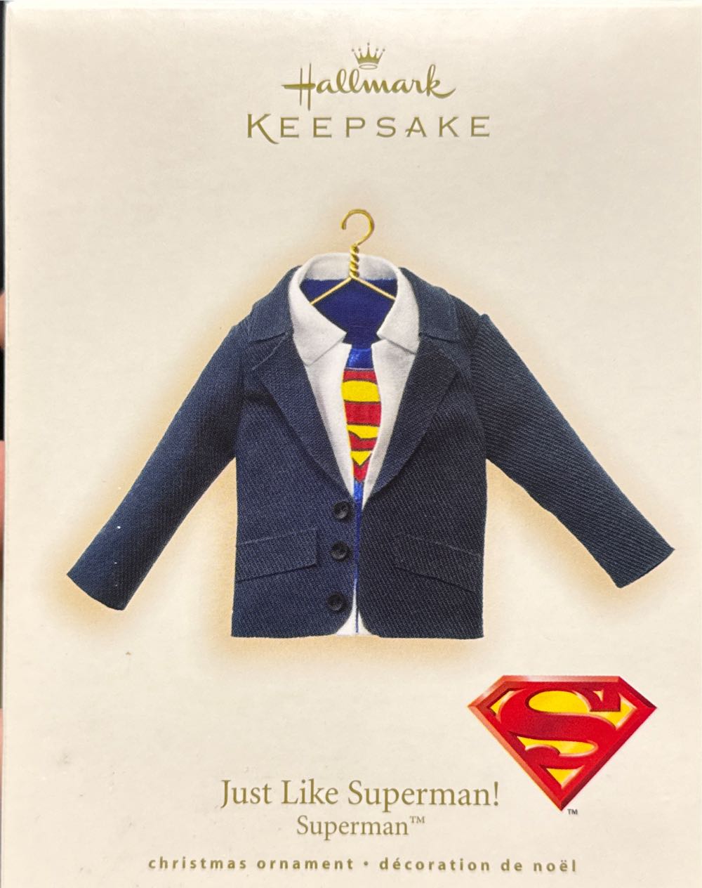 Hallmark Superman Keepsake Ornament  vinyl figure collectible [Barcode 795902987077] - Main Image 2