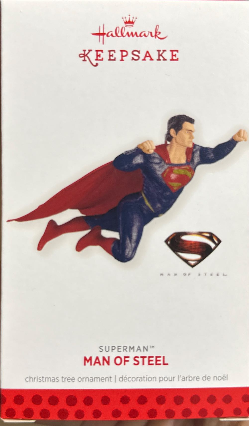 Hallmark Man Of Steel Superman Ornament  vinyl figure collectible [Barcode 795902358044] - Main Image 2