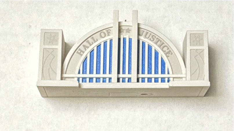 Hallmark Keepsake Christmas Ornament Dc Comics Super Friends Hall Of Justice Musical  vinyl figure collectible [Barcode 763795581931] - Main Image 2