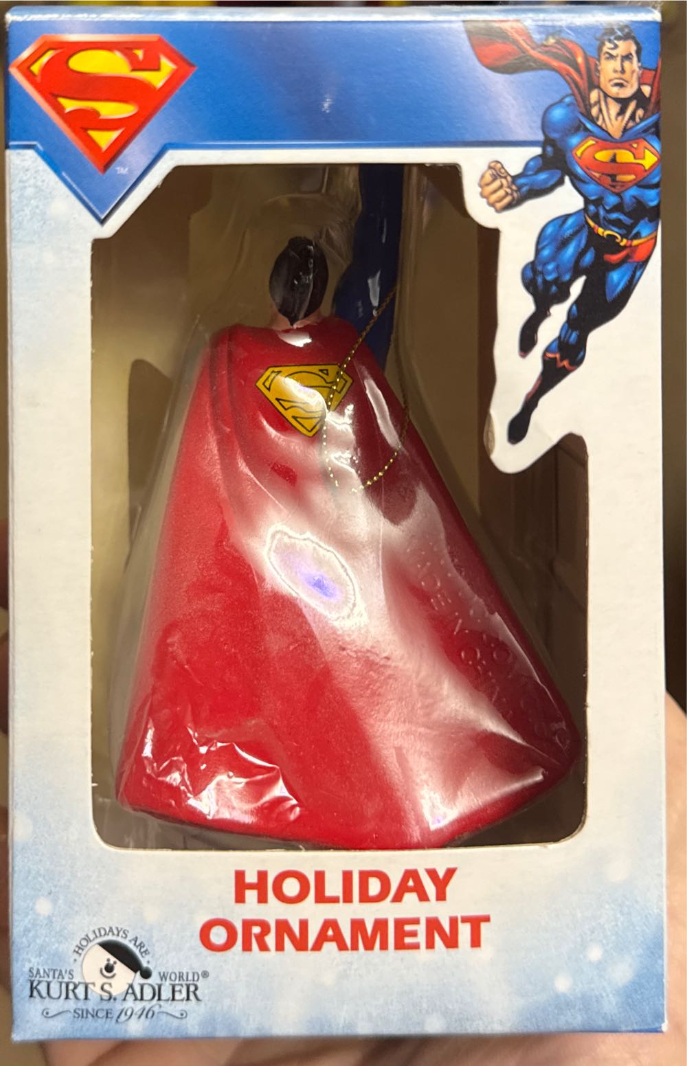 Kurt S Adler Superman Ornament  vinyl figure collectible - Main Image 2