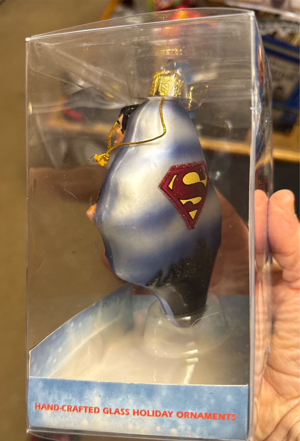 Kurt S Adler Superman Ornament  vinyl figure collectible - Main Image 3