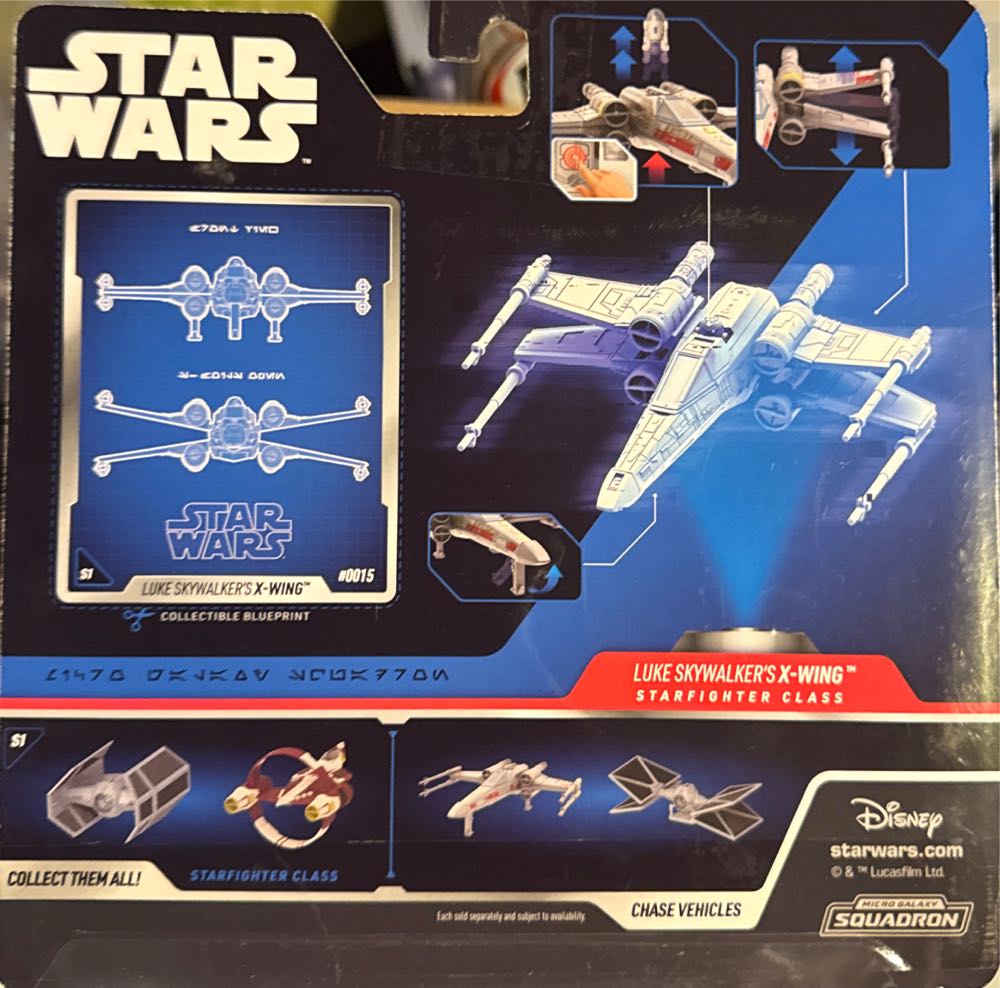 Luke Skywalker X-Wing-Star Wars 5-inch X-wing Starfighter Vehicle With Luke Skywalker & R2-d2 Micro Figures - Star Wars vinyl figure collectible [Barcode 191726416227] - Main Image 2