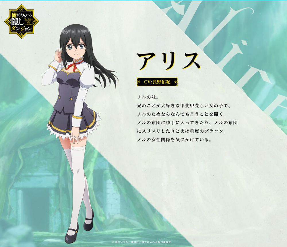 Hidden Dungeon Only I Can Enter (Alice)  vinyl figure collectible - Main Image 2