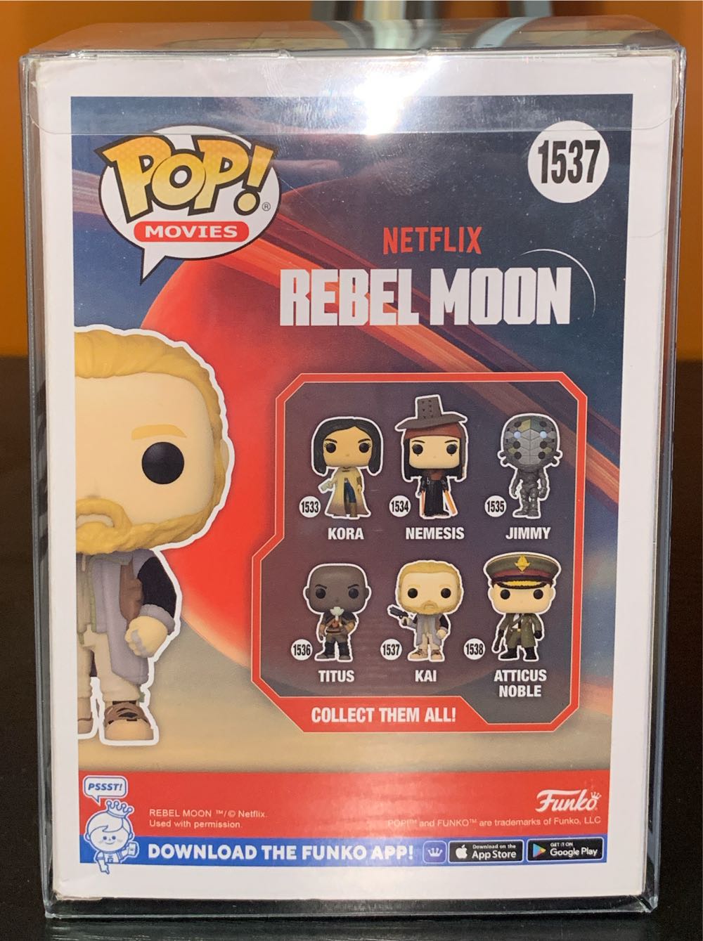 #1537: Kai  vinyl figure collectible [Barcode 889698726269] - Main Image 3