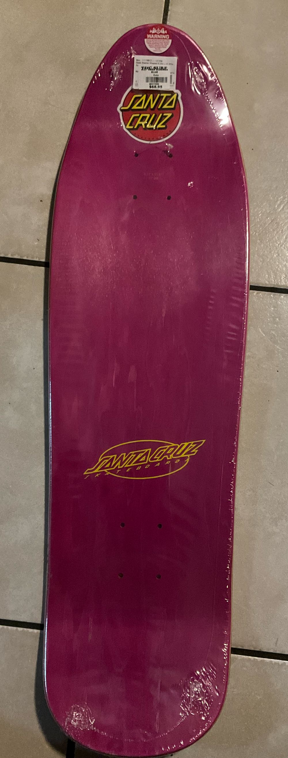 SANTA CRUZ - MEEK SLASHER SHAPED SKATEBOARD DECK - 9.23”  vinyl figure collectible - Main Image 2