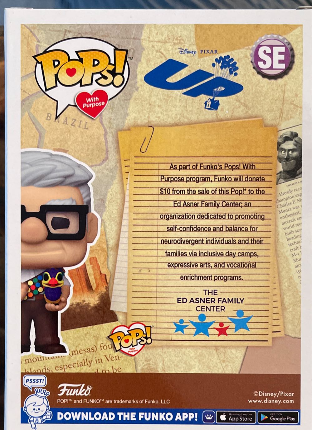 Carl - Up vinyl figure collectible [Barcode 889698768368] - Main Image 3