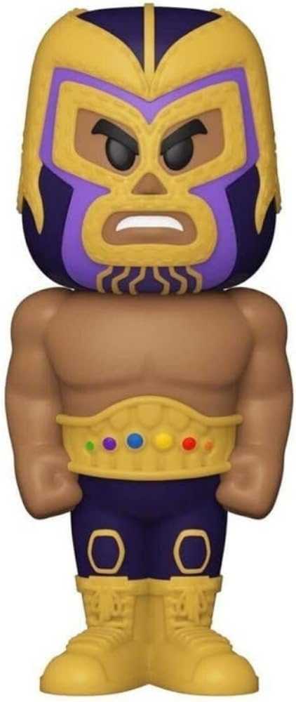 El Terror Purpura - (Thanos) - Marvel Lucha Libre Edition  - FUNKOPOP - Funko Vinyl Soda  vinyl figure collectible [Barcode 889698545105] - Main Image 2