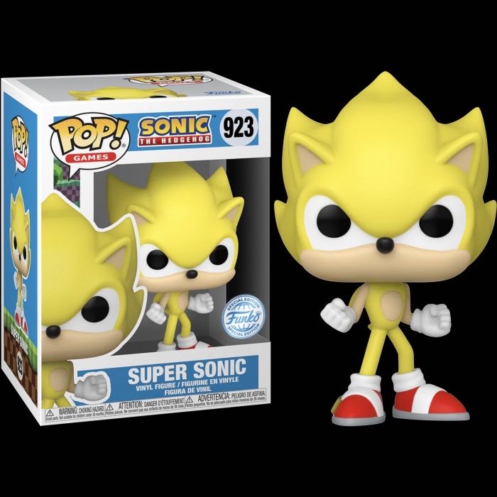 #923 Games: Sonic The Hedgehog: Super Sonic - Sonic the Hedgehog vinyl figure collectible [Barcode 889698715324] - Main Image 2