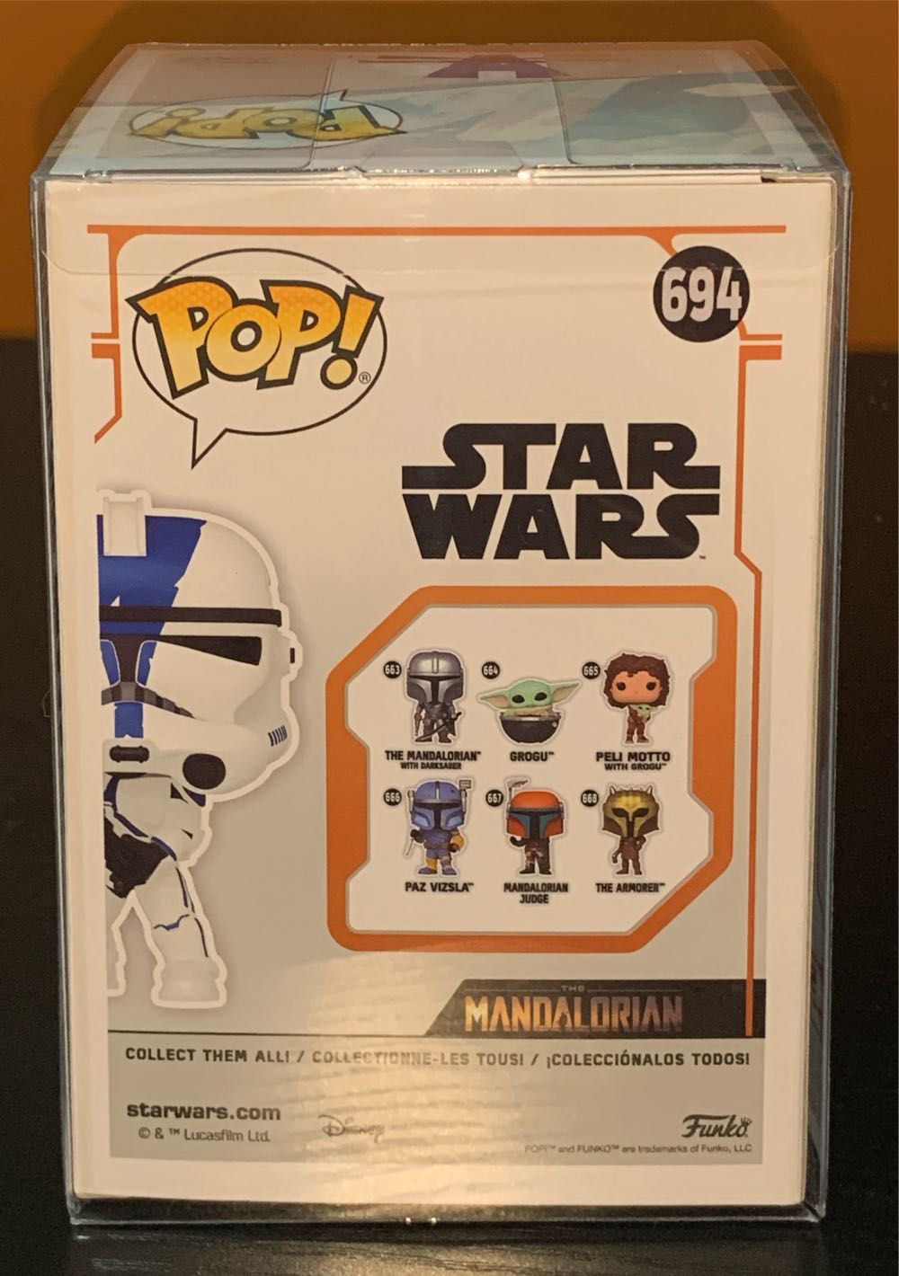 Star Wars - 501st CLONE TROOPER (PHASE II) - Star Wars: The Mandalorian vinyl figure collectible [Barcode 889698766821] - Main Image 3