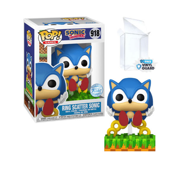 Ring Scatter Sonic - Sonic the Hedgehog vinyl figure collectible [Barcode 889698715577] - Main Image 3