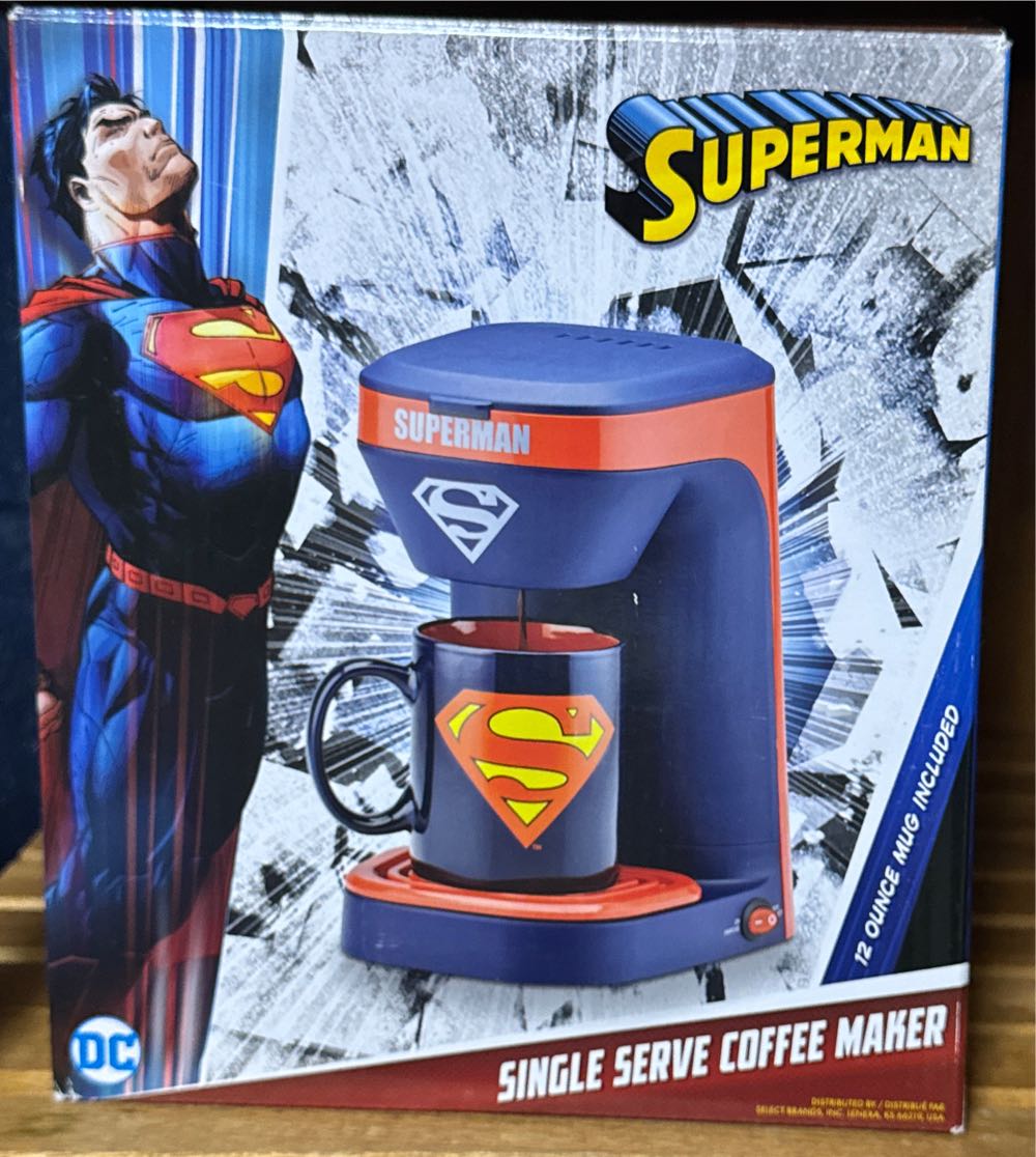 Dc Superman 1 Cup Coffee Maker New  vinyl figure collectible [Barcode 655772015792] - Main Image 2