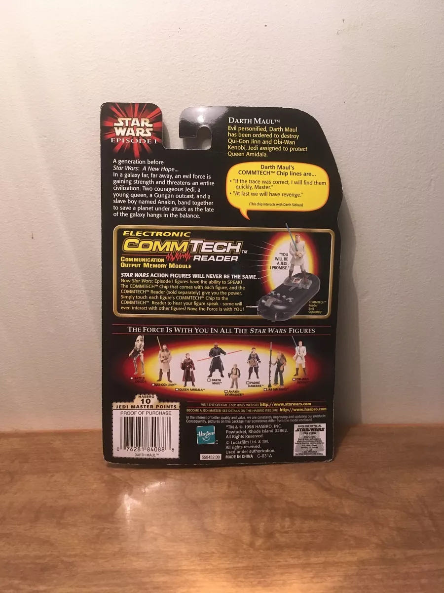 Star Wars Episode I: The Phantom Menace Darth Maul Jedi Duel Action Figure 3.75 Inches  vinyl figure collectible [Barcode 076281840888] - Main Image 3