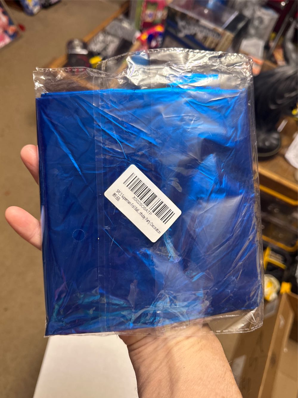 Superman Foil Balloon Party Decoration Five Piece  vinyl figure collectible - Main Image 2