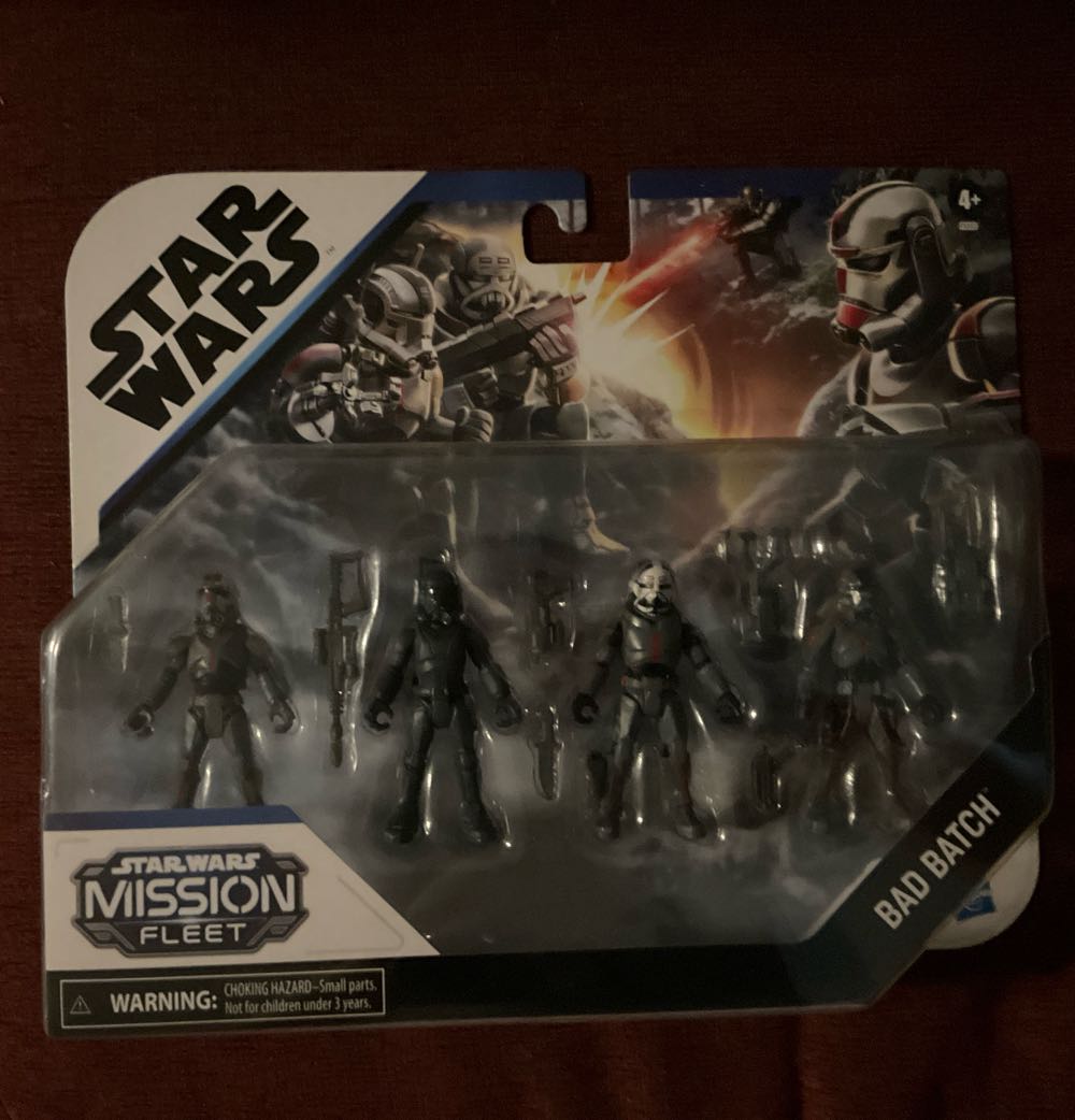 Bad Batch-Star Wars Mission Fleet Clone Commando Clash 2.5-inch-scale Action Figure 4-pack With Multiple Accessories Toys For Kids Ages 4 And Up - Star Wars: Bad Batch vinyl figure collectible [Barcode 5010993935451] - Main Image 2