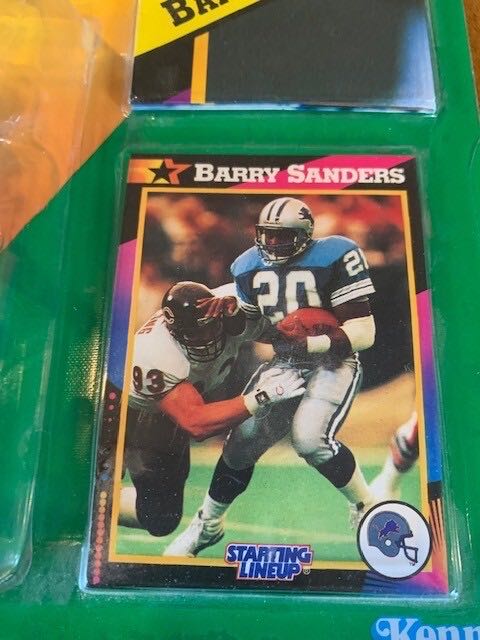 1992 Starting Lineup Barry Sanders Starting Lineup 5 Inch Figure  vinyl figure collectible [Barcode 076281736310] - Main Image 3