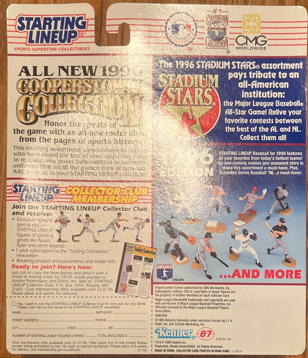 Starting Lineup Cooperstown Collection Steve Carlton 1996   vinyl figure collectible - Main Image 2