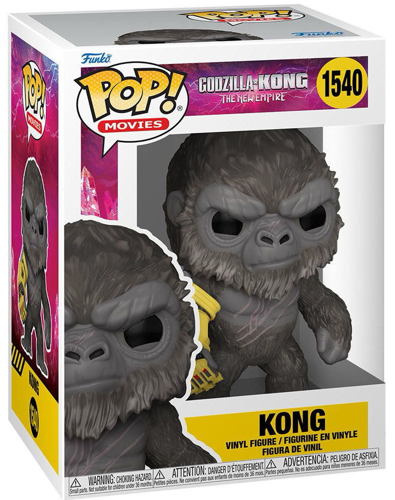 Funko POP! Movies Godzilla x Kong The New Empire Kong  vinyl figure collectible [Barcode 889698759274] - Main Image 2