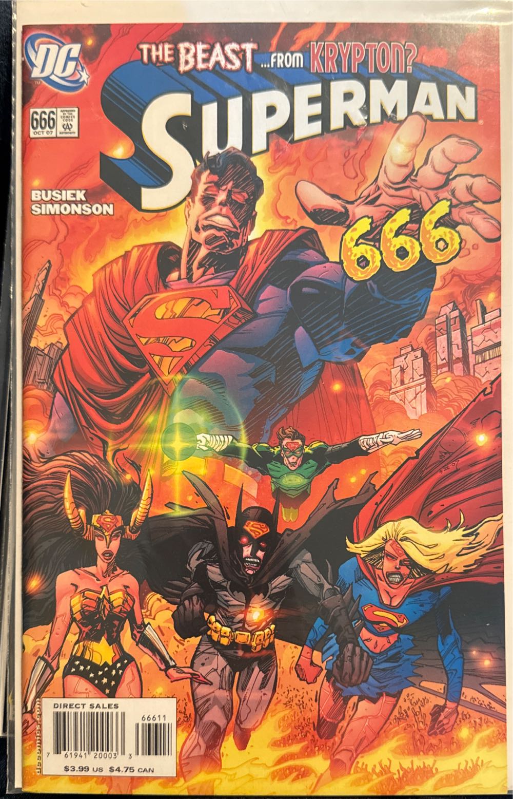 Superman 666 - The Beast From Krypton  vinyl figure collectible [Barcode 761941200033] - Main Image 1