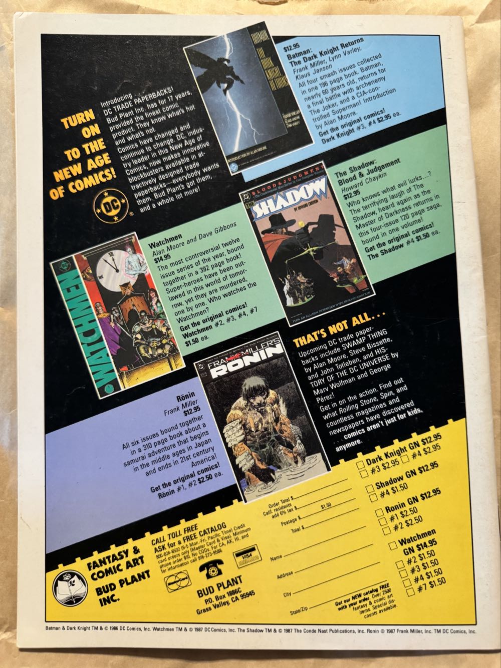 Comics Scene Magazine ‘87  vinyl figure collectible - Main Image 2