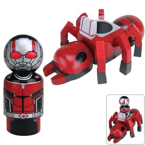 Ant-Man with Ant Pin Mates Wooden Collectibles Set - Convention Exclusive - Ant-Man and the Wasp vinyl figure collectible [Barcode 840417109275] - Main Image 4