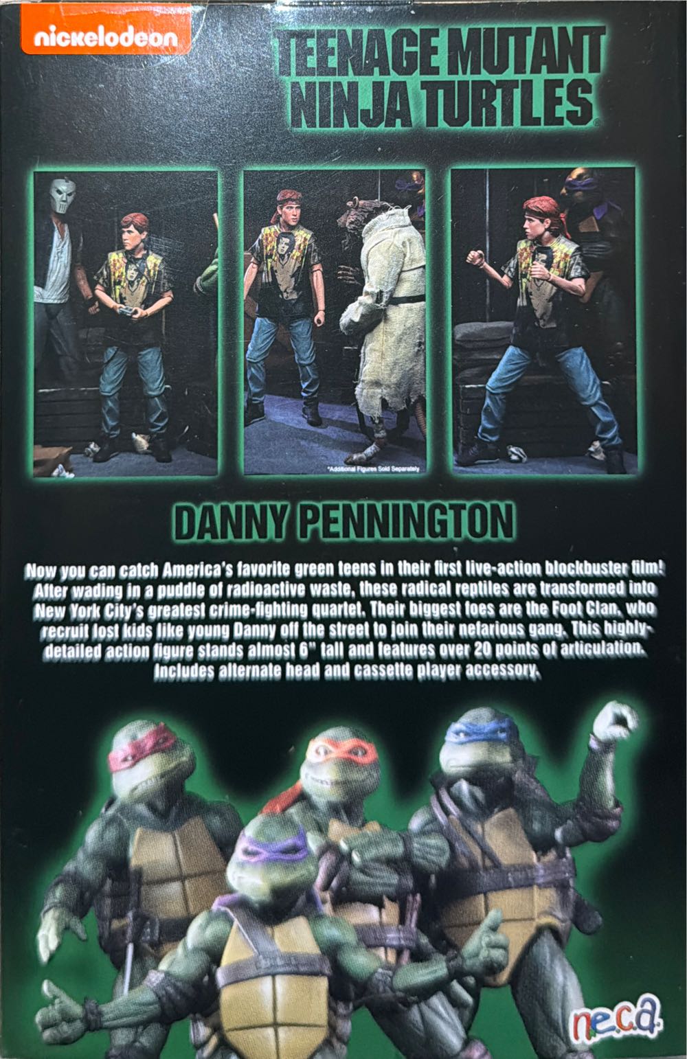 Danny Pennington - Teenage Mutant Ninja Turtles vinyl figure collectible [Barcode 634482541821] - Main Image 2