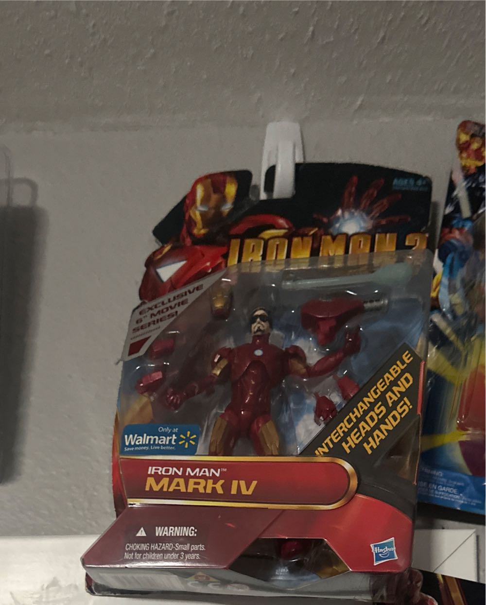 Hasbro Marvel Iron Man 2 Movie Series 6” Mark Nib Iv Tony Stark Walmart Exclusive Action  vinyl figure collectible [Barcode 653569520863] - Main Image 2