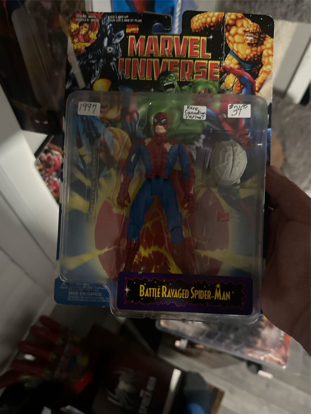 Toybiz Marvel Action Set 5 Collector Editions Toy Biz 035112488378  vinyl figure collectible [Barcode 035112487401] - Main Image 2